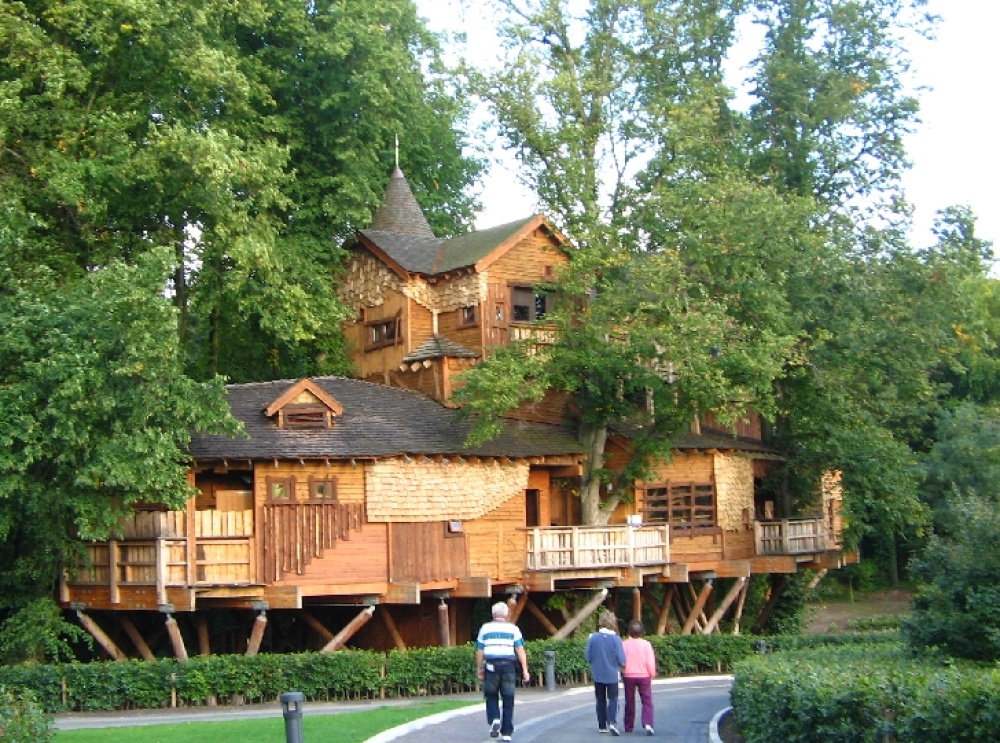 Alnwick Garden Tree House, Northumberland, Inglaterra